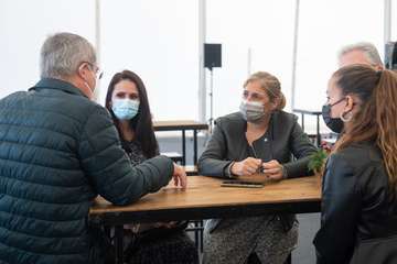 Brindis navideño del Cabildo con los medios de comunicación de Gran Canaria/TA y Acfi Press.